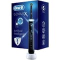 Miniatyrbild 1 av 6: Oral-B Genius X uppladdningsbar elektrisk tandborste - 1 handtag - svart - 1 borsthuvud