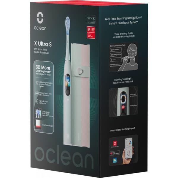 Oclean X Ultra S -sähköhammasharja, vihreä