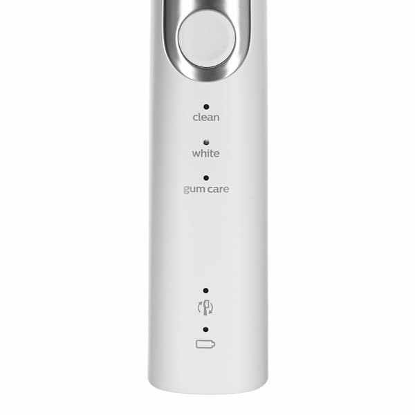 Philips Sonicare HX6877/28 eltandborste Sonic-tandborste för vuxna, silver, vit