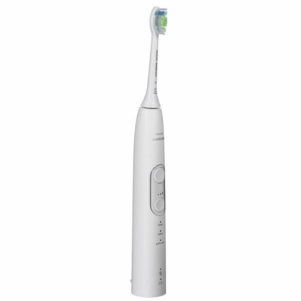 Philips Sonicare HX6877/28 eltandborste Sonic-tandborste för vuxna, silver, vit