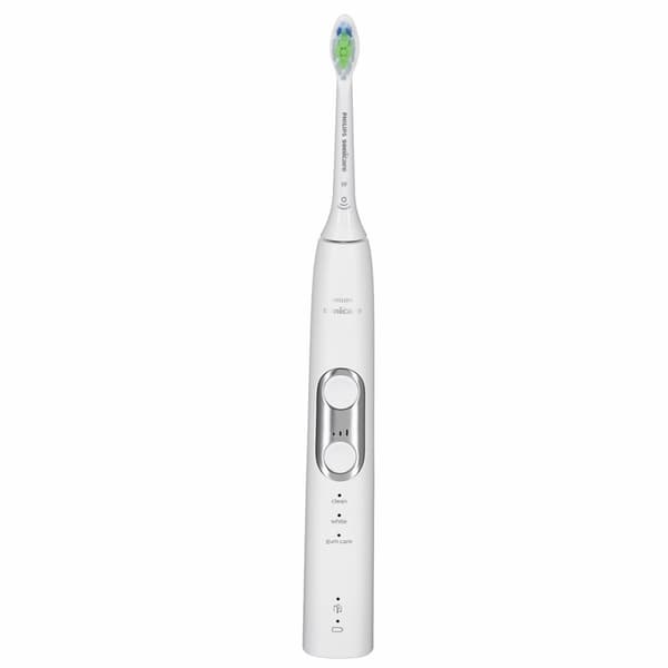 Philips Sonicare HX6877/28 eltandborste Sonic-tandborste för vuxna, silver, vit