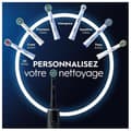 Pikkukuva 6 / 6: Oral-B Pro 3 3900 elektrisk tandborste - Set med 2 - 2 svarta handtag - 3 borsthuvuden - Designad av Braun