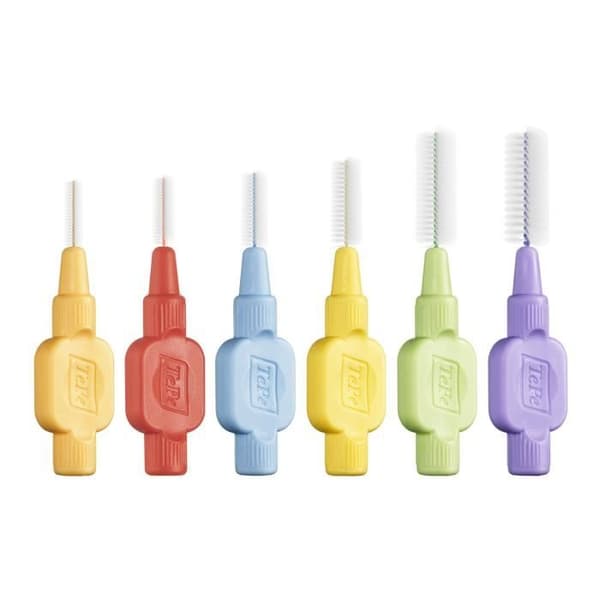 TePe Extra mjuka interdentalborstar, violett 1,1 mm ISO 6, 1 påse med 8 borstar
