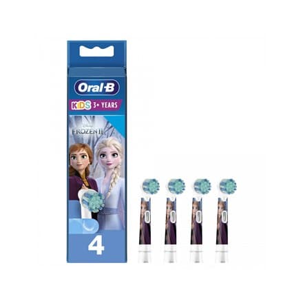 Oral-B | EB10 4 Frozen II | Udskiftning af tandbørste | Hoveder | For børn | Antal børstehoveder inkluderet 4 | Antal tænder børste