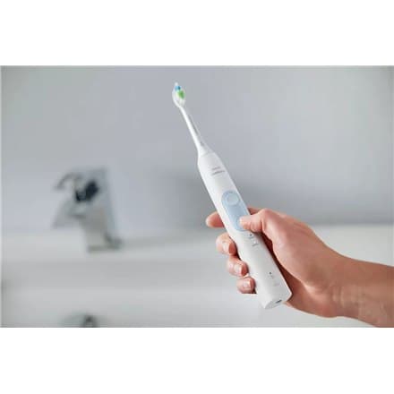 Philips | HX6839/28 Sonicare ProtectiveClean 4500 Sonic - Ladattava sähköhammasharja aikuisille - Valkoinen/Vaaleansininen