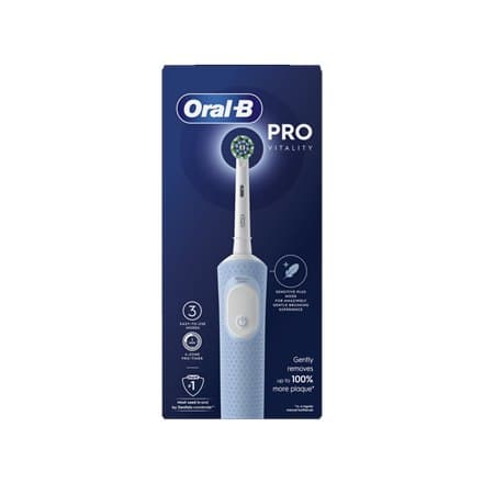 Oral-B eltandborste | Vitality Pro, Laddningsindikator, 3 rengöringslägen, Blå
