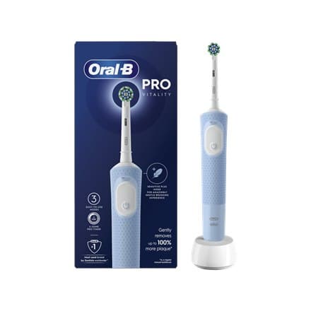 Oral-B eltandborste | Vitality Pro, Laddningsindikator, 3 rengöringslägen, Blå
