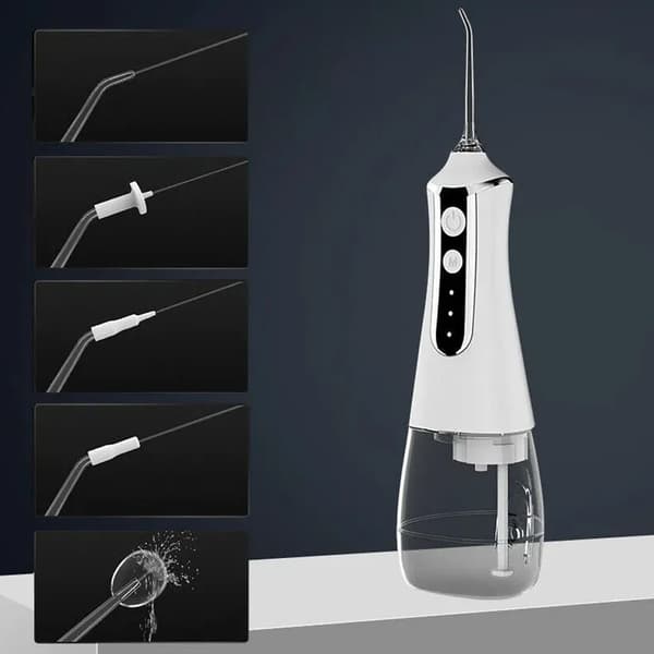 Extralink Beauty Oral Irrigator L10 – Kraftig Vanndusj med Lang Batteritid, hvit