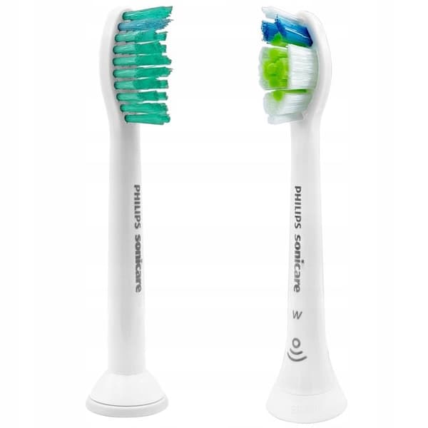 2 tandborsthuvuden Original Philips Tips för Diamond Clean och ProResults elektriska tandborstar