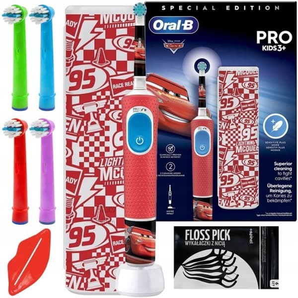 Oral-B Vitality Pro D103 Auta eltandborste med fodral och tillbehör