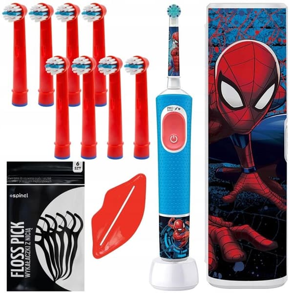 Oral-B Vitality Pro 103 Spiderman tandborste med fodral och tillbehör
