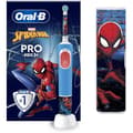 Pikkukuva 1 / 6: Elektrisk tandborste - ORAL-B - Kids 1 Marvel Spider-Man handtag - 1 borsthuvud - 1 reseväska - 3 år och äldre