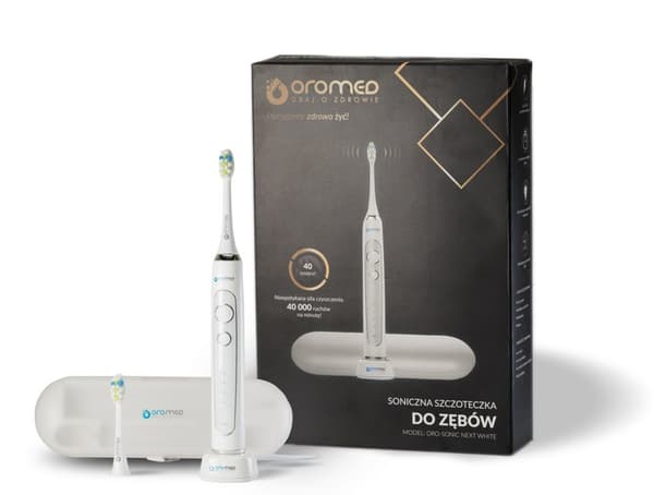 OROMED ORO-SONIC NEXT WHITE vit sonisk tandborste