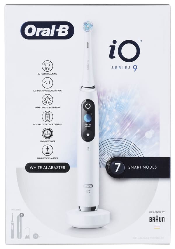 Braun Oral-B iO Series 9 Valkoinen sähköhammasharja
