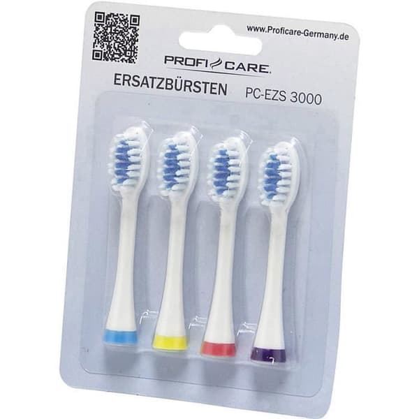 Elektriska tandborsthuvuden - Profi-Care - Zubehörset PC-EZS 3000 - Vit