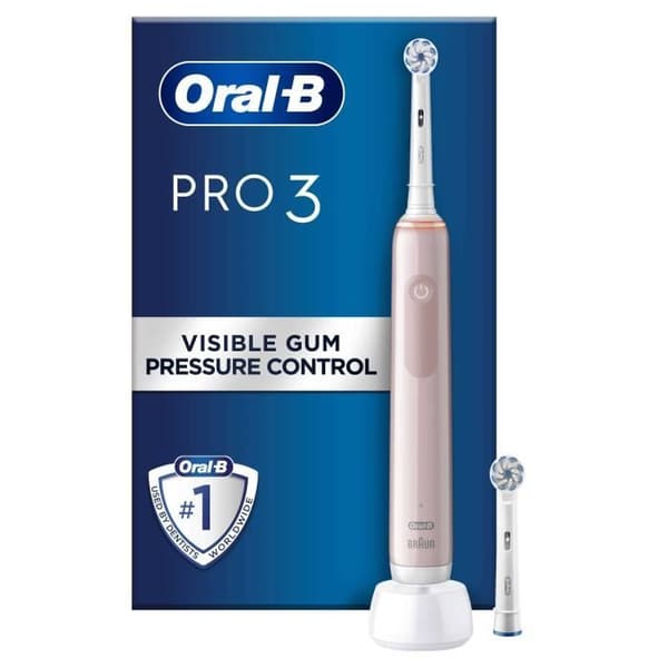 ORAL-B PRO3 3400N PINK SENSI eltandborste - Rosa - Vuxen - Unisex