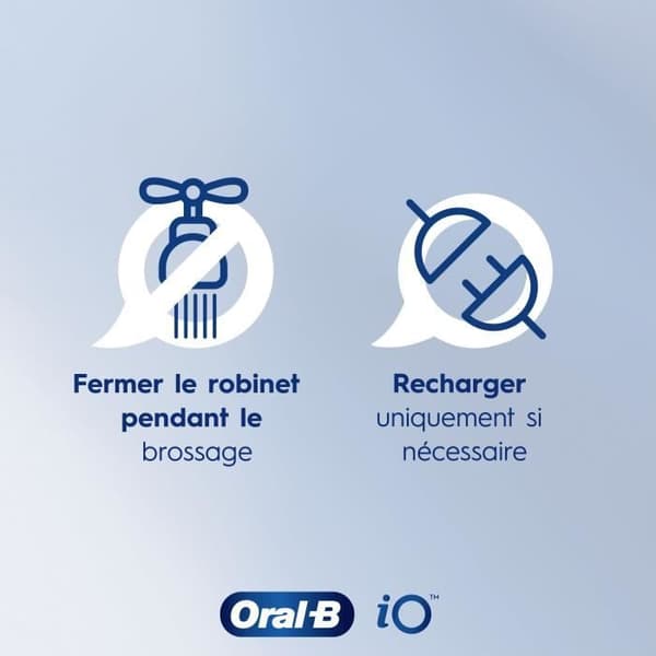 ORAL-B iO5 ansluten elektrisk tandborste - svart - Bluetooth, 1 borsthuvud och 1 resefodral