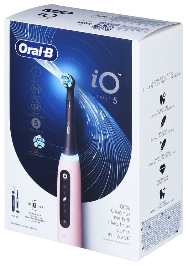 Oral-B iO5 Pink elektrisk tandbørste