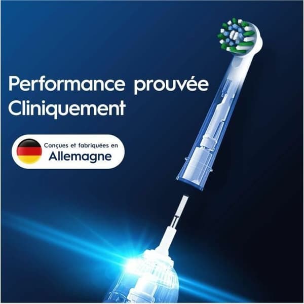 Tandborsthuvud Oral-B 6 antal Vit