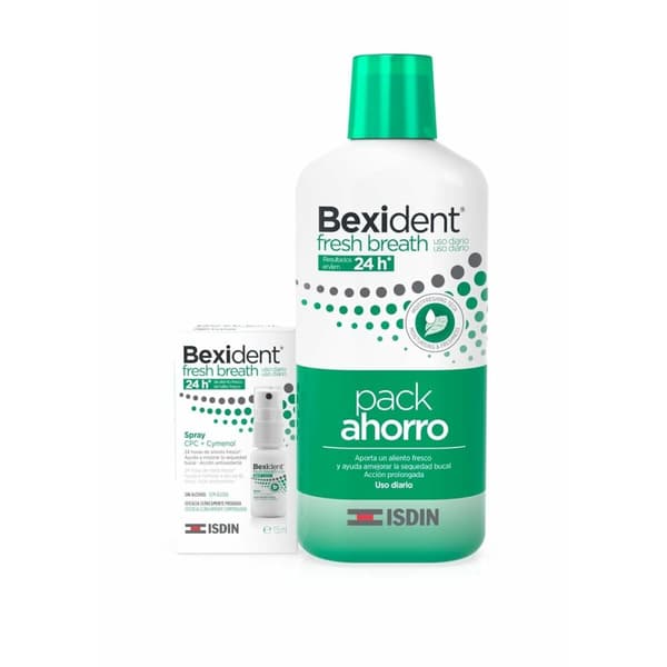 Suuhygieniasarja Isdin Bexident Fresh Breath (2 Kappaletta)