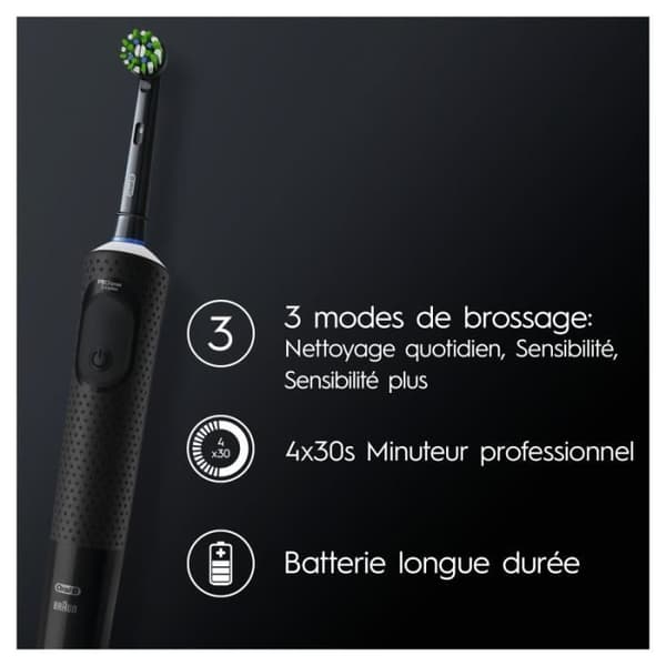 Oral-B Vitality Pro elektrisk tandborste Svart, 1 borsthuvud