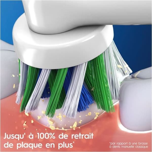 Oral-B CrossAction borsthuvud med CleanMaximiser Technology 8 enheter