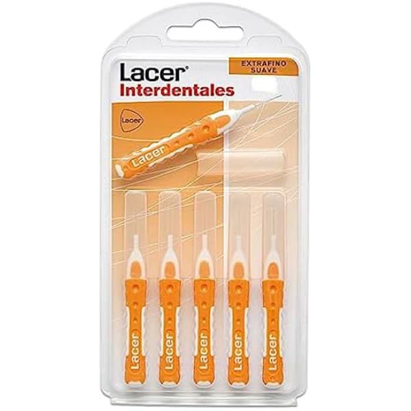 Interdentaltandborste Lacer Soft Straight Extrafine 6 enheter