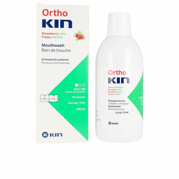 Munnskyll Kin Orthokin 500 ml Jordbær Mint