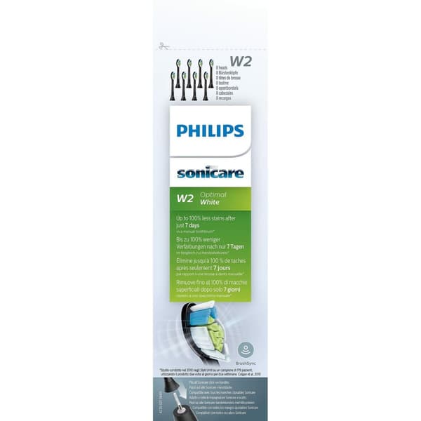 Vaihtopää Sonicare W2 Optimal Philips HX6068/13 Musta 8 osaa