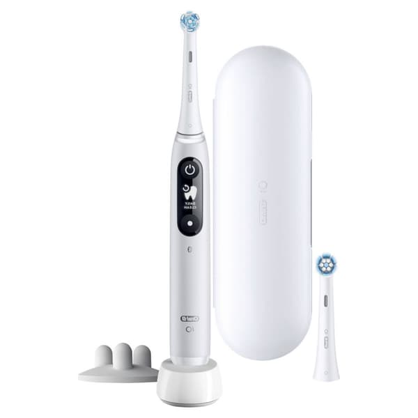 Oral-B iO 6S Aikuinen Värisevä hammasharja Harmaa, Valkoinen