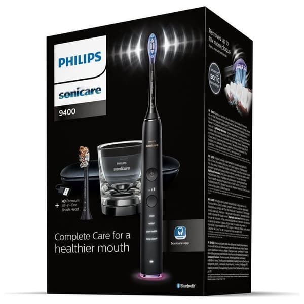 Philips Sonicare DiamondClean 9000 Sonic elektrisk tandborste med app (modell HX9917-89)