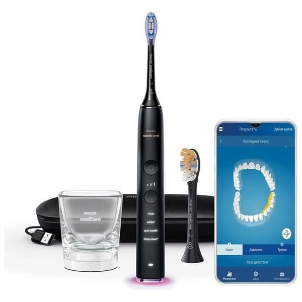 Philips Sonicare DiamondClean 9000 Sonic elektrisk tandborste med app (modell HX9917-89)