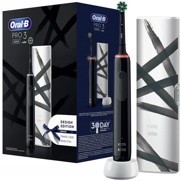 Oral-B Pro 3 3500 Design Edition eltandborste + fodral