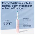 Miniatyrbild 2 av 5: Rosa elektrisk tandborste Series 3s iO med ORAL-B laddare