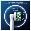 Miniatyrbild 3 av 4: Oral-B Pro Cross Action tandborsthuvuden, paket med 3 enheter