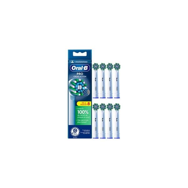 Brossettar Cross Action Pro x8 vit Oral-B 8006540895979