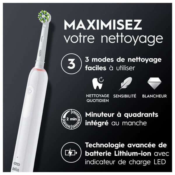 Oral B Pro 3500 Sensitive Clean Edition eltandborste present