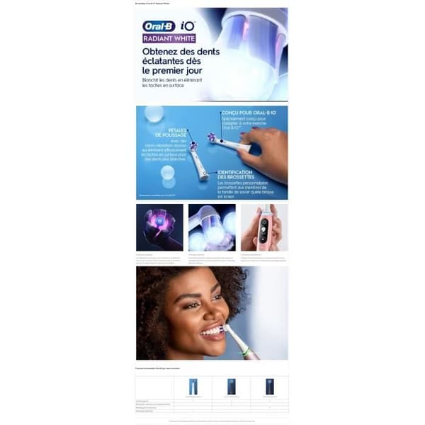 Oral-B iO strålande vita borsthuvuden, 4 st