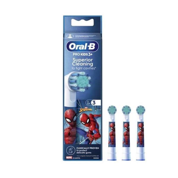 Oral-B Pro Kids Spiderman-borstar - 3-pack
