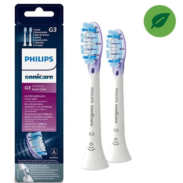 PHILIPS Sonicare G3 Premium Gum Care 2 ersättningsborsthuvuden
