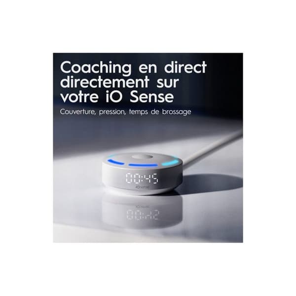 Oral B IO 10 Vit Elektrisk tandborste Ansluten Bluetooth + påse