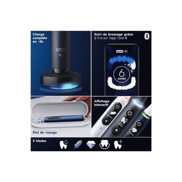ORAL-B IO 7 eltandborste Safirblå presentutgåva