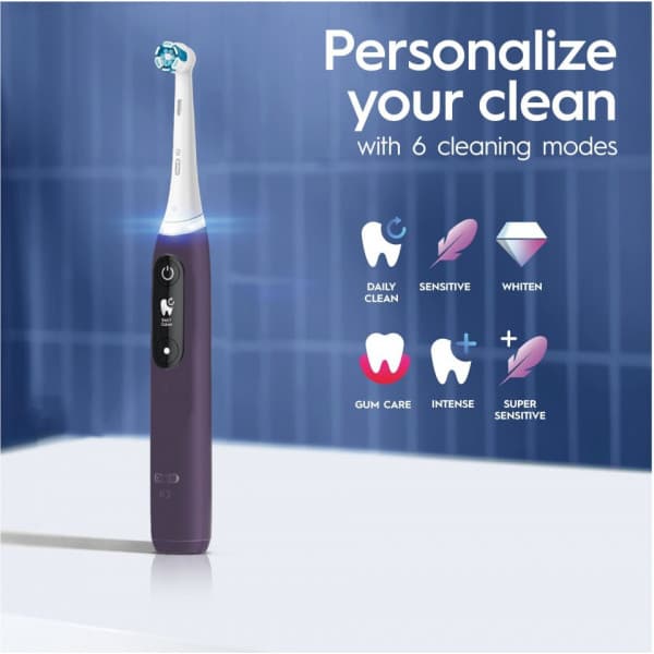 Oral-B iO Series 8s elektrisk tandbørste, lilla