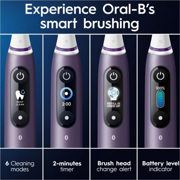 Oral-B iO Series 8s elektrisk tandbørste, lilla