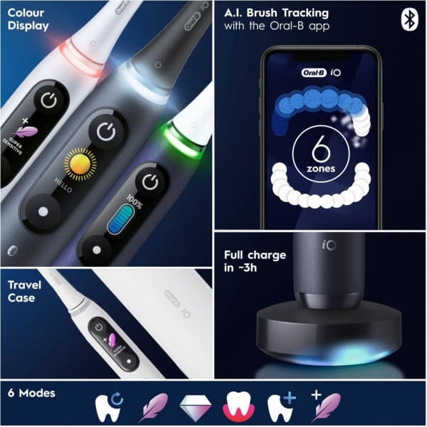 Oral-B iO Series 8s eltandborste, svart