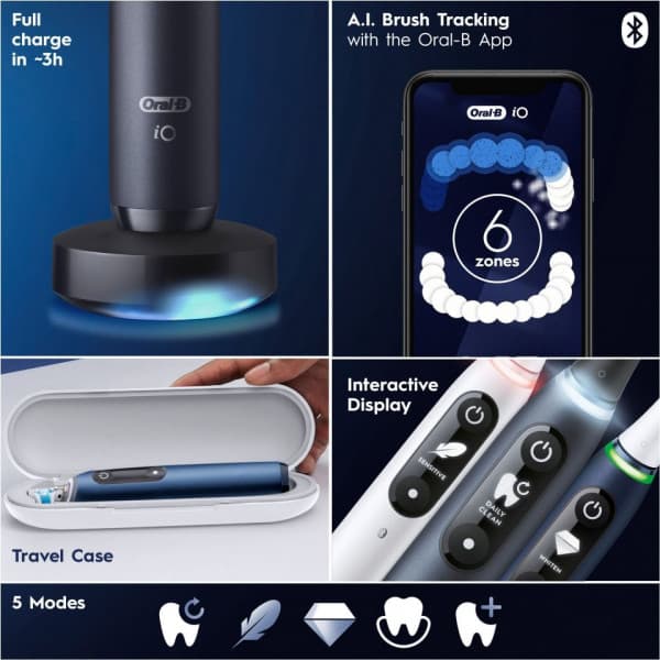Oral-B iO Series 7s eltandborste, vit
