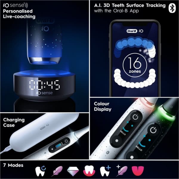 Oral-B iO Series 10 Cosmic Black el-tandbørste