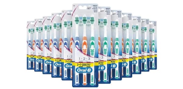 Oral-B Classic Care 35 Medium - 3-Pack för Långvarig Munvård