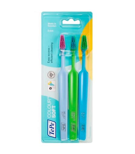 TePe Color Select Soft toothbrush soft 3 pcs