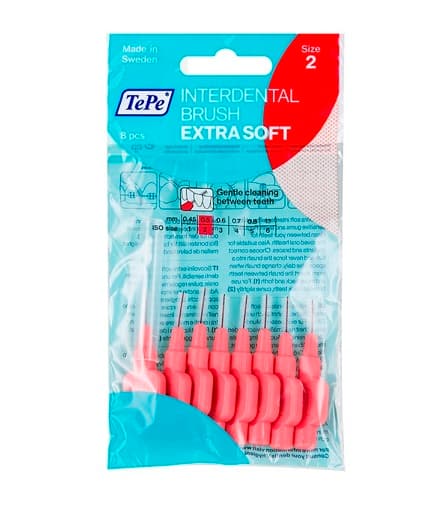 TePe Extra Soft interdental brushes 0.5mm 8 pcs